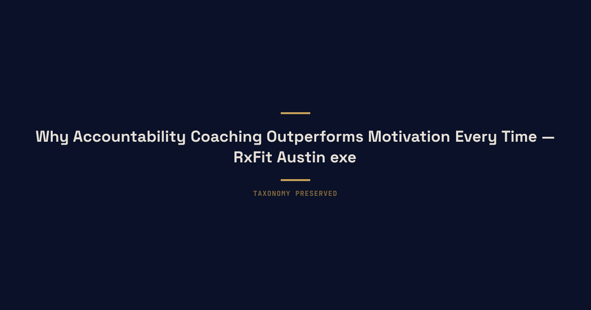 A professional receiving accountability coaching