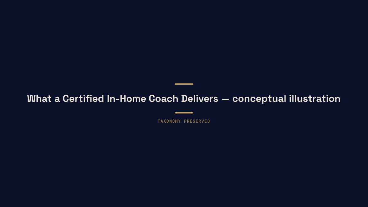 Conceptual diagram illustrating certified-coach-home-training-austin